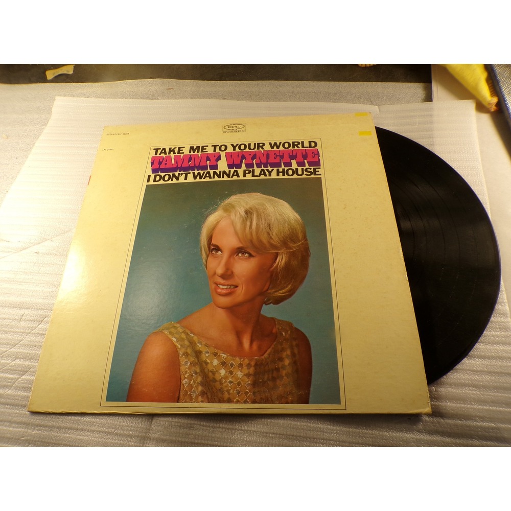 Tammy Wynette Take Me To Your World Vinyl LP 1968 Epic BN 26353 Country